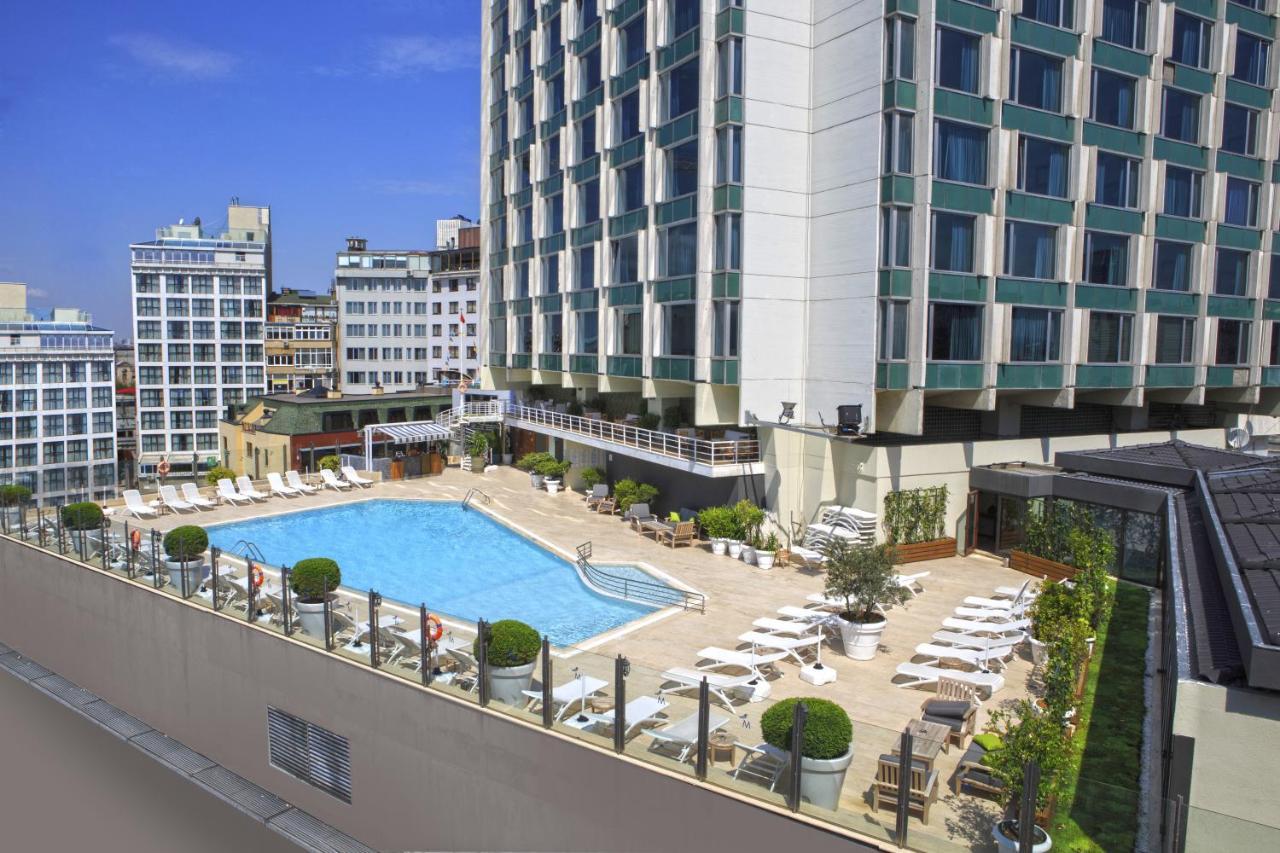 The Marmara Taksim Hotel Isztambul Kültér fotó The pool